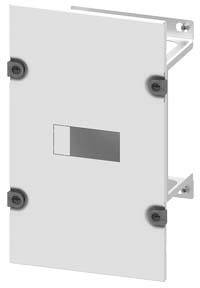 Ein rechteckiges, weißes Modul mit einem schmalen horizontalen Fenster in der Mitte und schwarzen Klemmen an den Ecken. Befestigungselemente an der Rückseite.