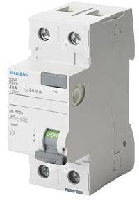 Siemens 5SV43110 5SV4311-0 FI-Schutzschalter AC 16A 0.03A 230V