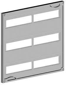 Siemens 8GK96013KK31 ALPHA 630 DIN, Abdeckung Höhe=450mm, Breite=750mm, Ausschnitt 9x 12TE Mind... Abdeckprofil Anzahl Reihen