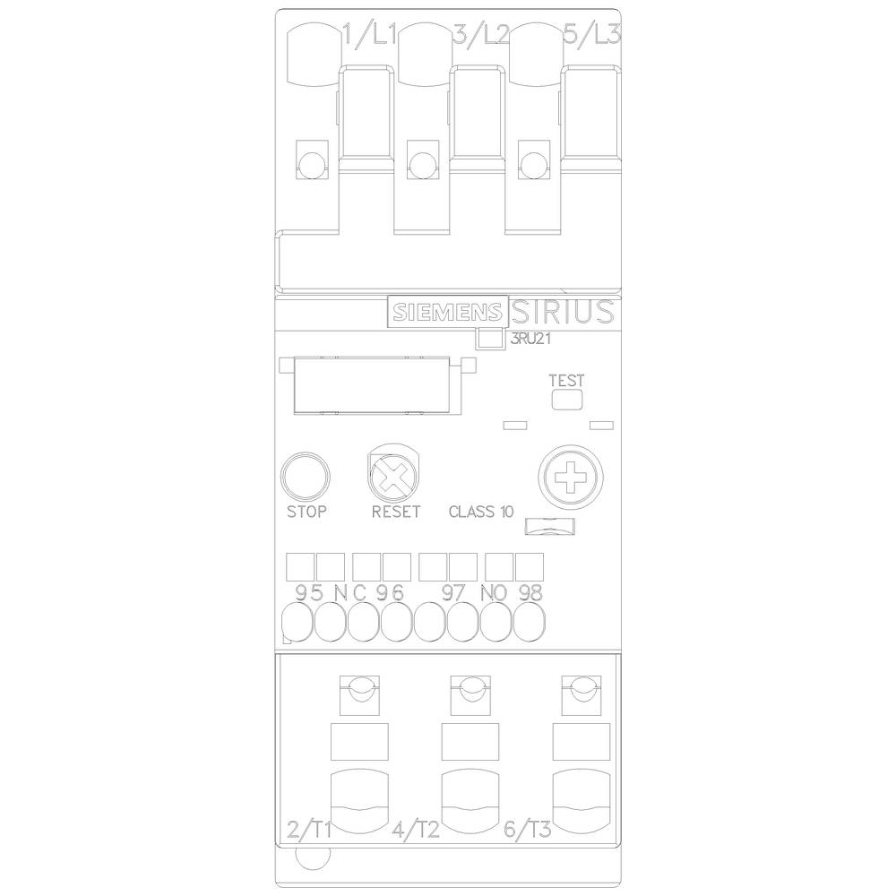 Siemens Überlastrelais 3RU2126-4CC1 1St.