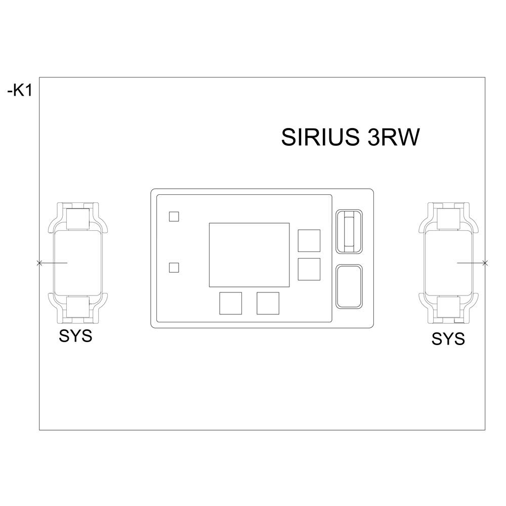 Siemens 3RW4900-0AC00 3RW49000AC00 Anzeigemodul