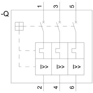 Siemens 3VA5160-4ED31-0AA0 Leistungsschalter 1 St. Einstellbereich (Strom): 60 - 60A Schaltspannung (max.): 690 V/AC (B x H x T)