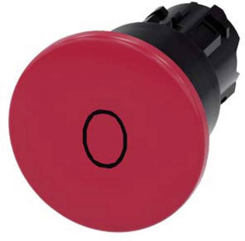 Siemens 3SU10001BA200AD0 3SU1000-1BA20-0AD0 Pilzdrucktaster (Ø x H) 40 mm x 40 mm IP66, IP67, IP69/