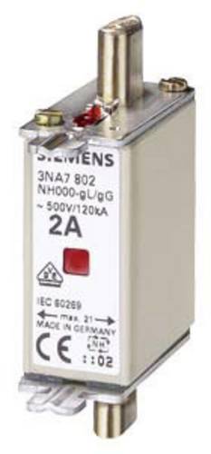 Siemens 3NA7812 Sicherungseinsatz Sicherungsgröße = 0 32A 500V