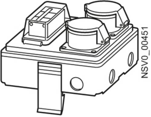 Siemens BVP:047231 BD2-AK1/2CEE163A161 Abgangskasten Lichtgrau 3polig 16 A 230 V/AC 1 St.