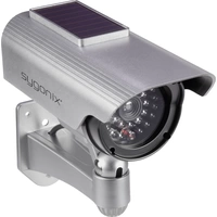 Sygonix SY-3420674 Kamera-Attrappe mit Solarmodul, mit blinkender LED Sygonix SY-3420674 Kamera-Attrappe mit Solarmodul, mit blinkender LED