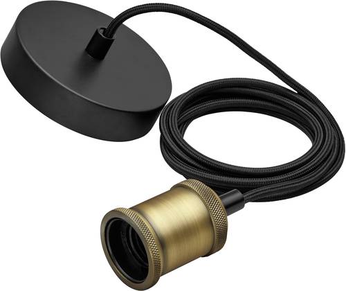 Lighting Vintage cord gold 3610710PN Pendelleuchte LED, Glühlampe E27 60W