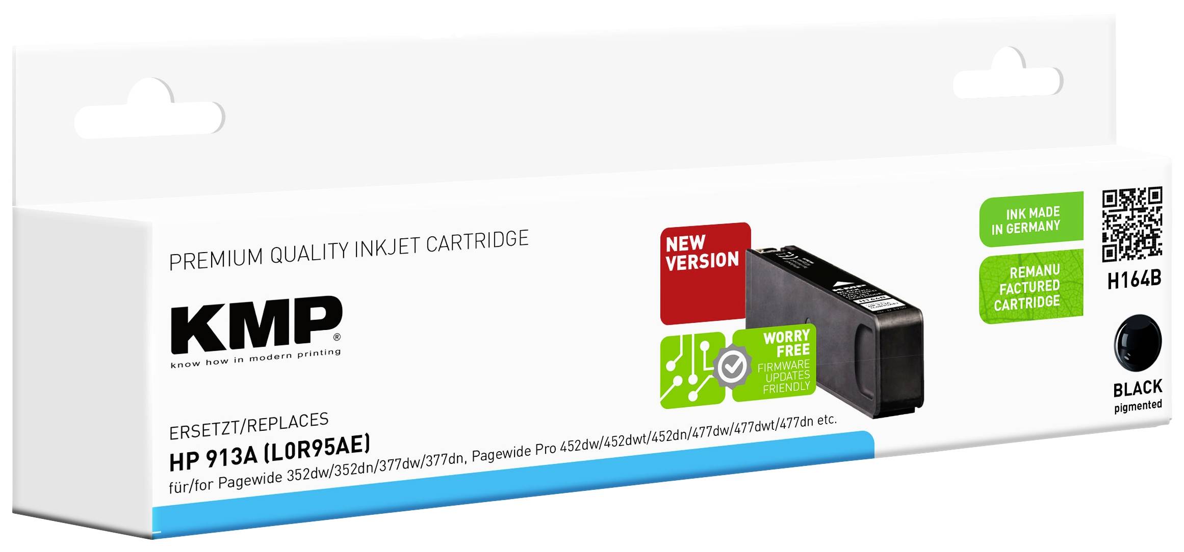 KMP Druckerpatrone ersetzt HP 913A Kompatibel Schwarz H164B 1750,4001