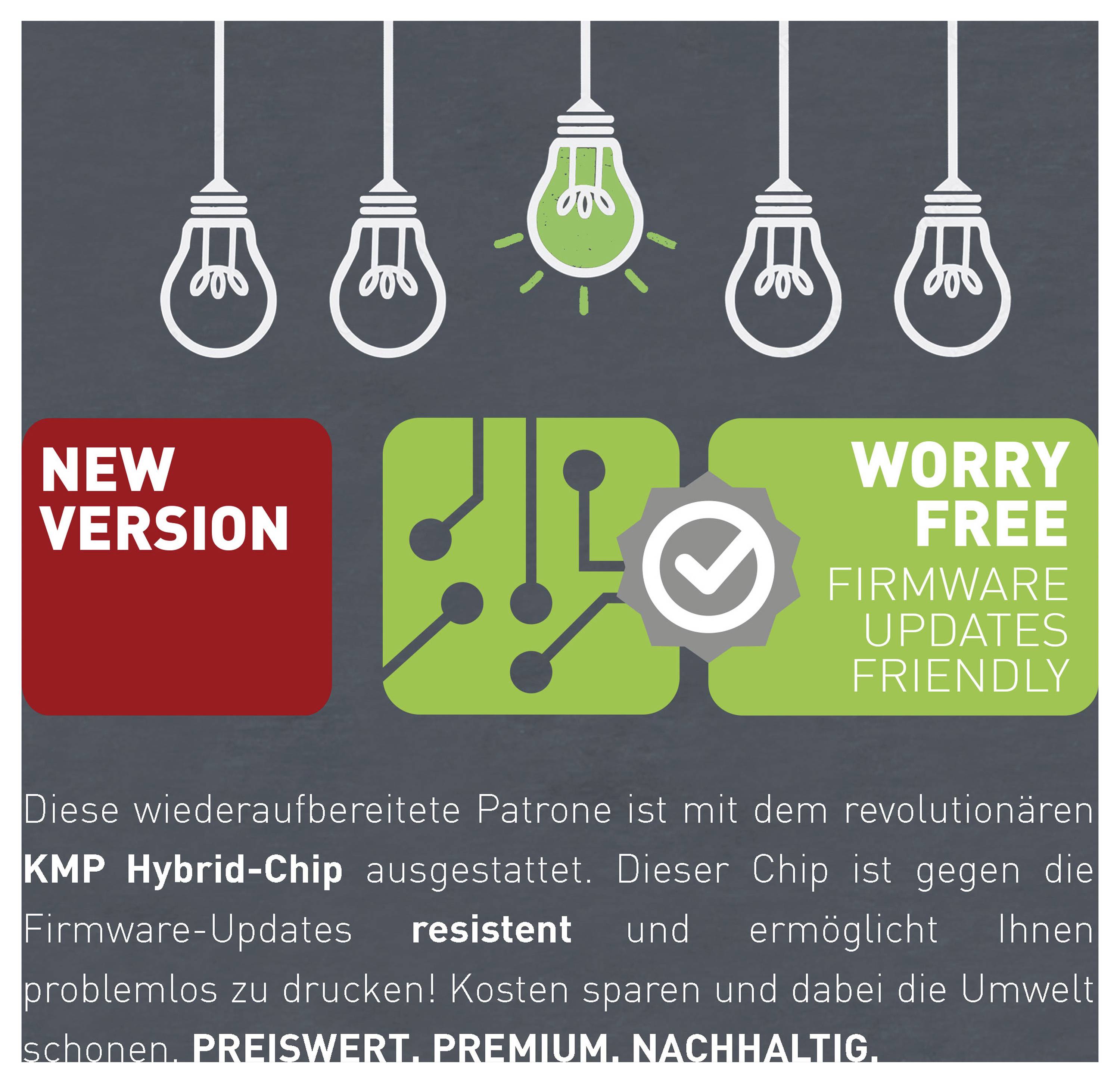 KMP Druckerpatrone ersetzt HP 913A Kompatibel Schwarz H164B 1750,4001