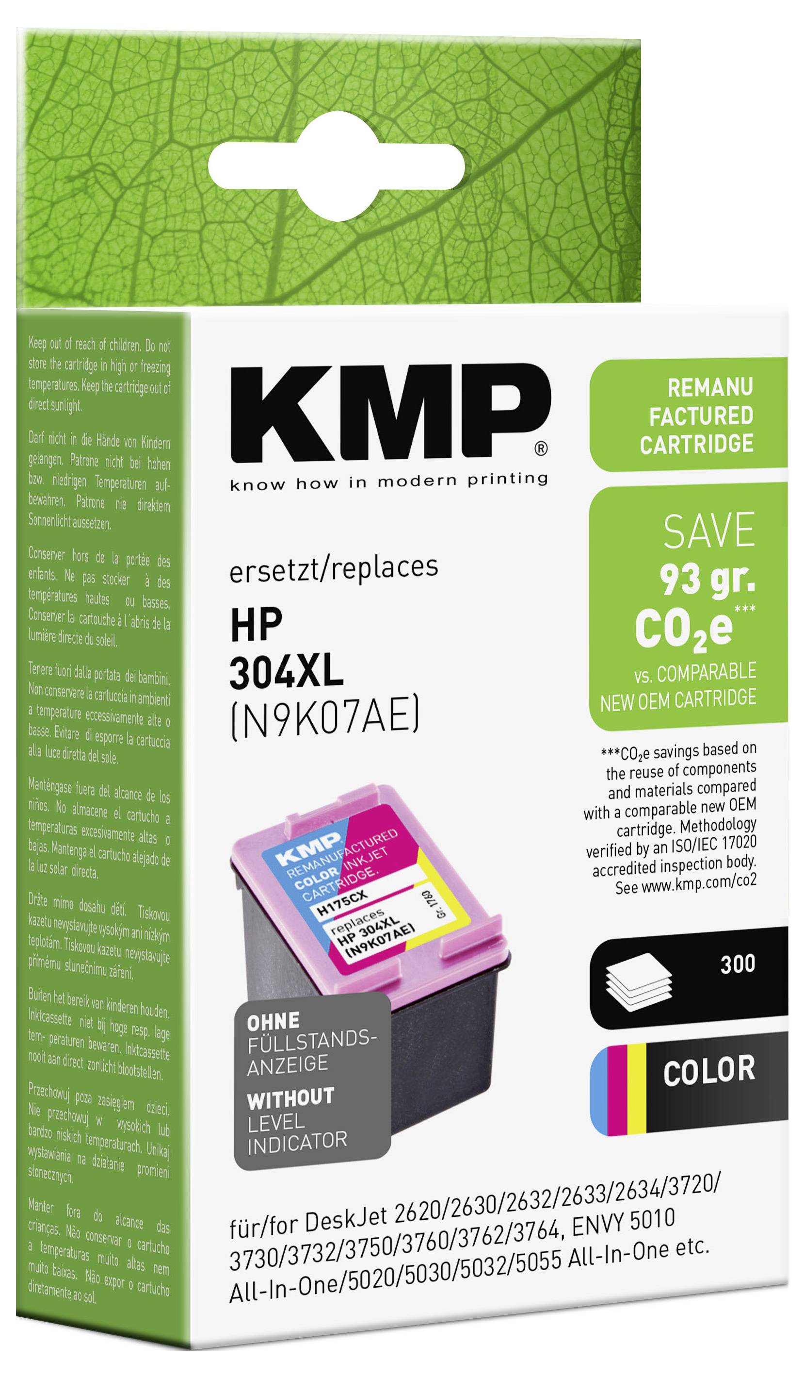 KMP Druckerpatrone ersetzt HP 304XL Kompatibel Cyan, Magenta, Gelb H175CX 1760,4030