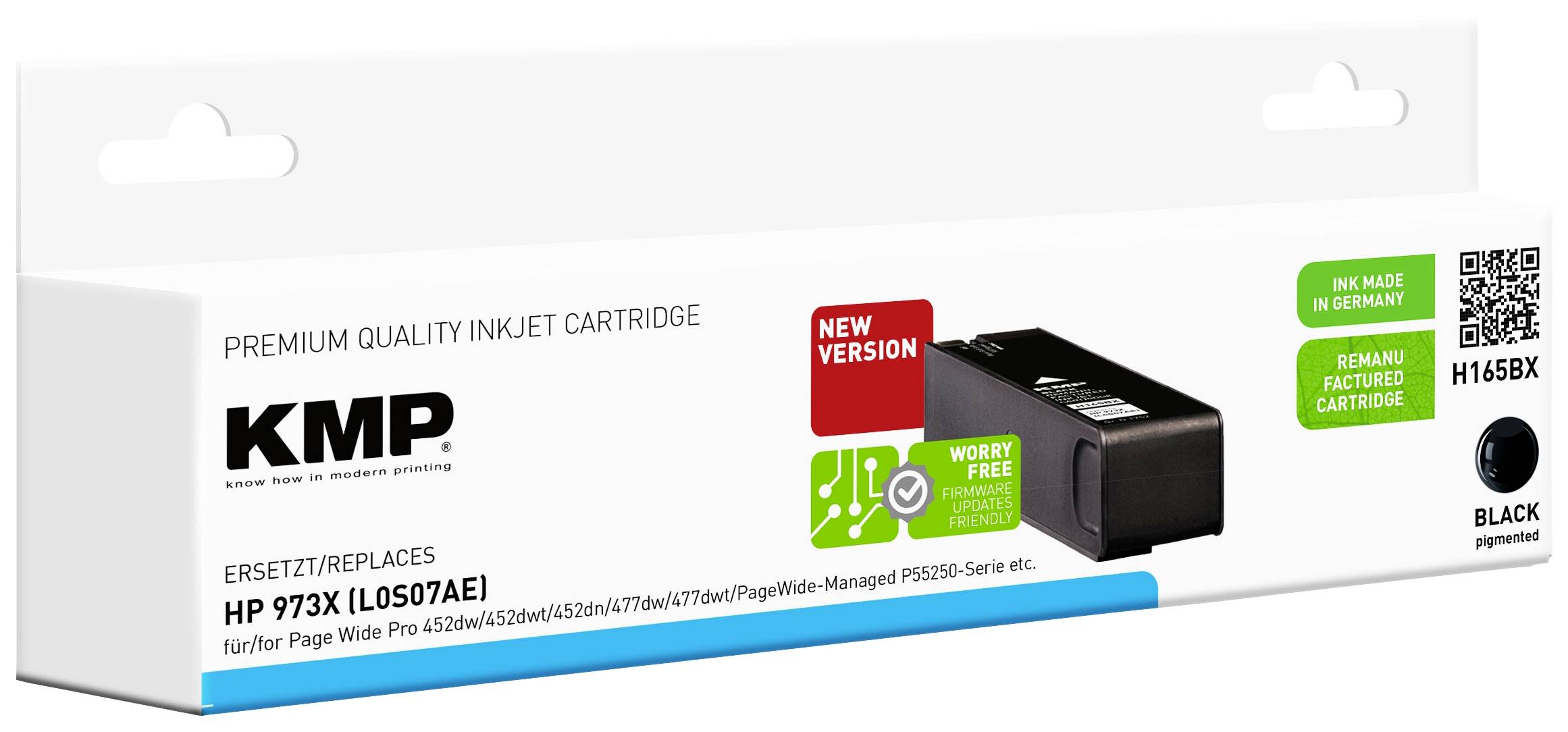 KMP Druckerpatrone ersetzt HP 973X Kompatibel Schwarz H165BX 1752,4001