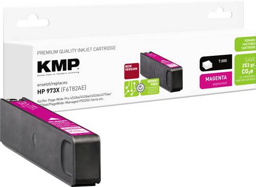 KMP Druckerpatrone ersetzt HP 973X Kompatibel Magenta H165MX 1753,4006