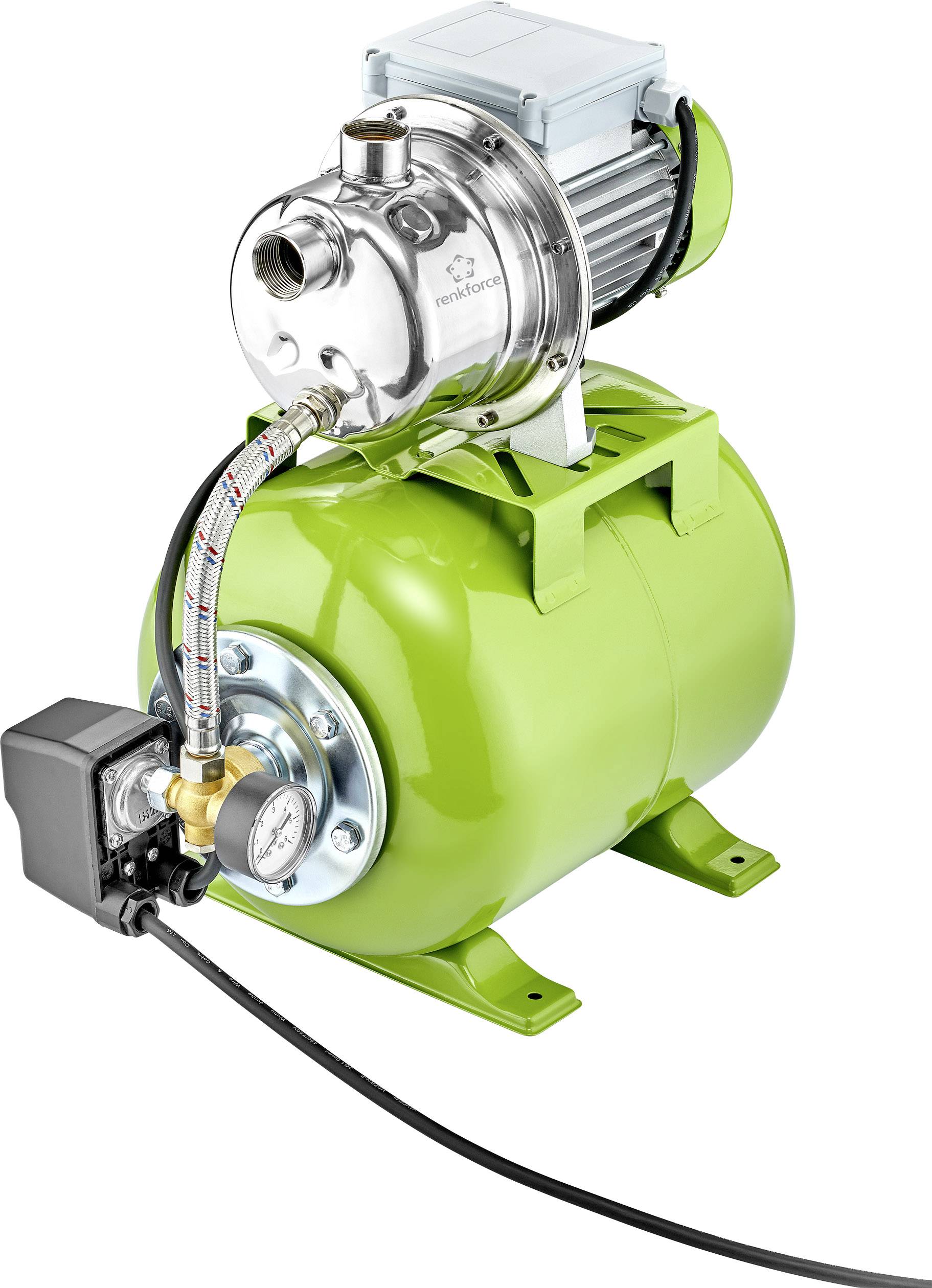 1100 W, 3600 l/h Fördermenge, max. Förderhöhe 46 m, elektr