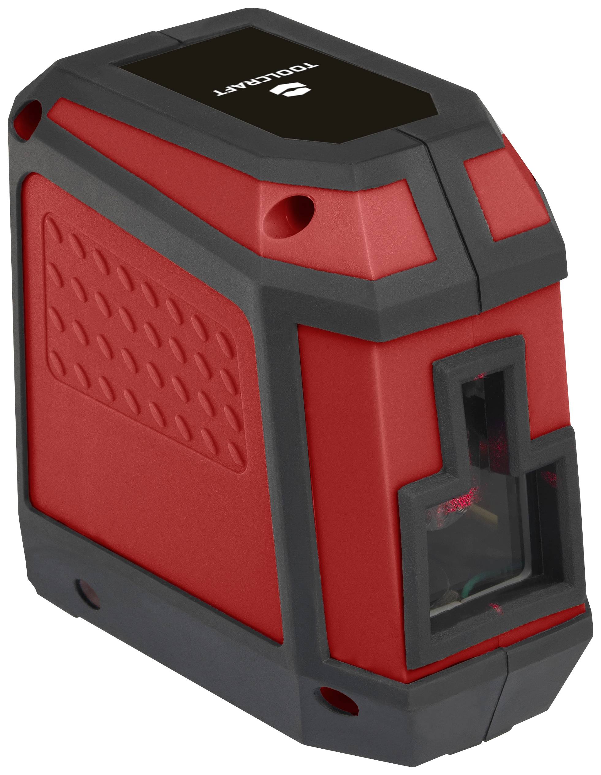 TOOLCRAFT CL12 Kreuzlinienlaser inkl. Tasche, selbstnivellierend Reichweite (max.): 12m