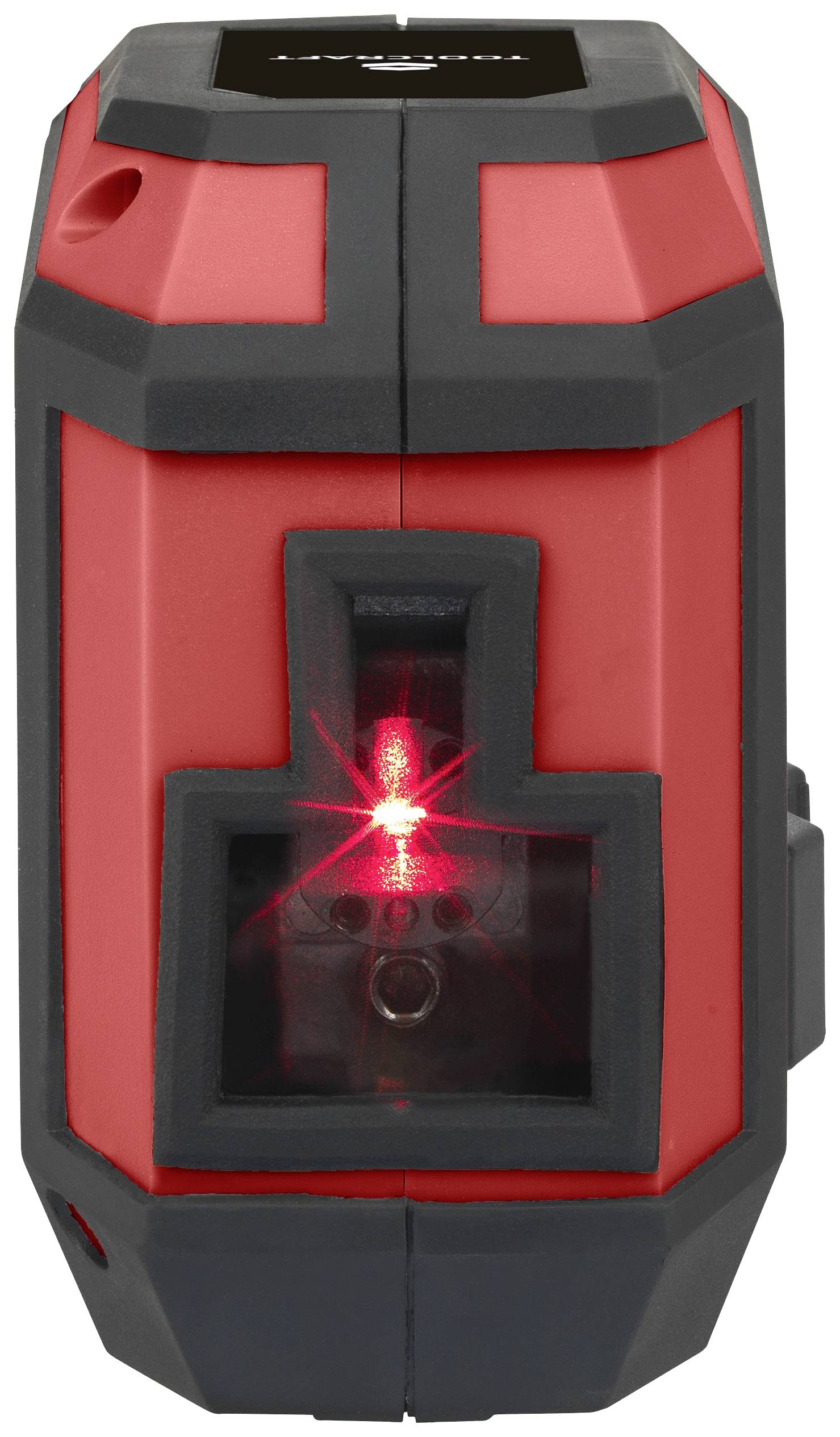 TOOLCRAFT CL12 Kreuzlinienlaser inkl. Tasche, selbstnivellierend Reichweite (max.): 12m