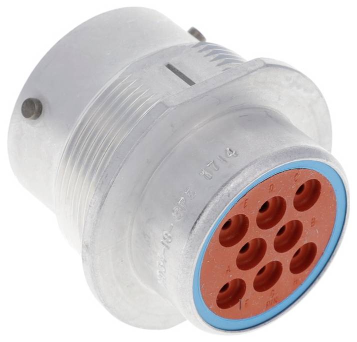 TE Connectivity HD34-18-8PE Rundstecker Flanschstecker Gesamtpolzahl: 8 Serie (Rundsteckverbinder): HD30
