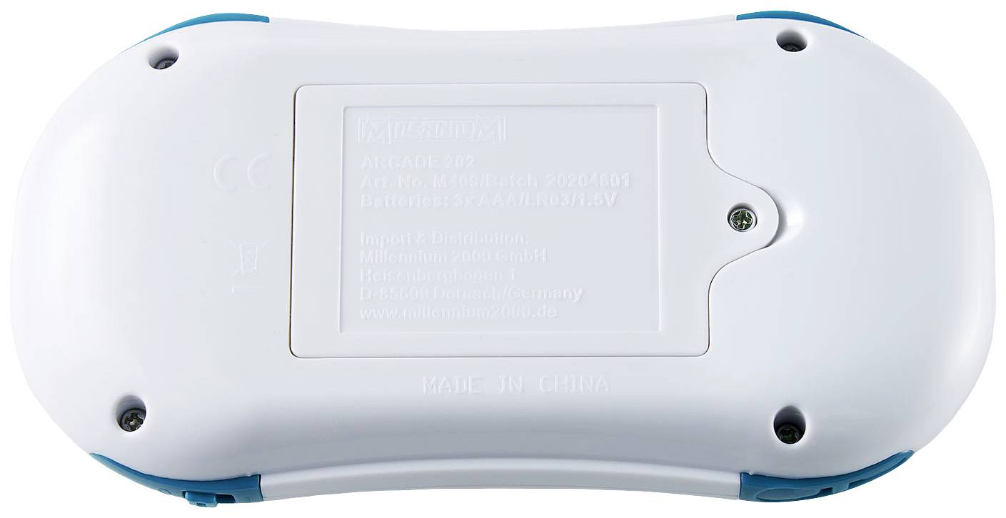 Millennium Arcade 202 Tragbare Spielkonsole Weiß inkl. 202 Spieleklassikern