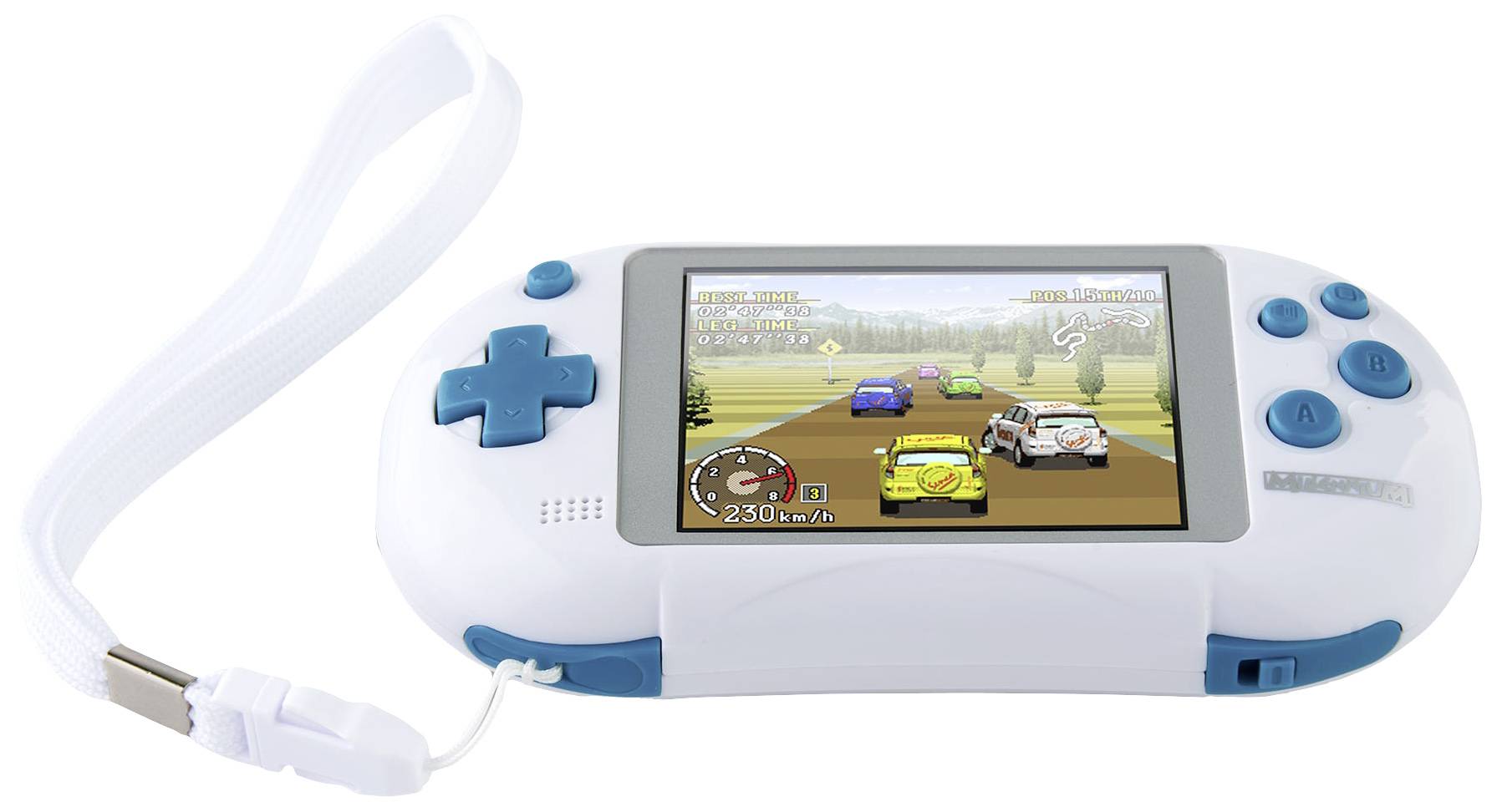 Millennium Arcade 202 Tragbare Spielkonsole Weiß inkl. 202 Spieleklassikern