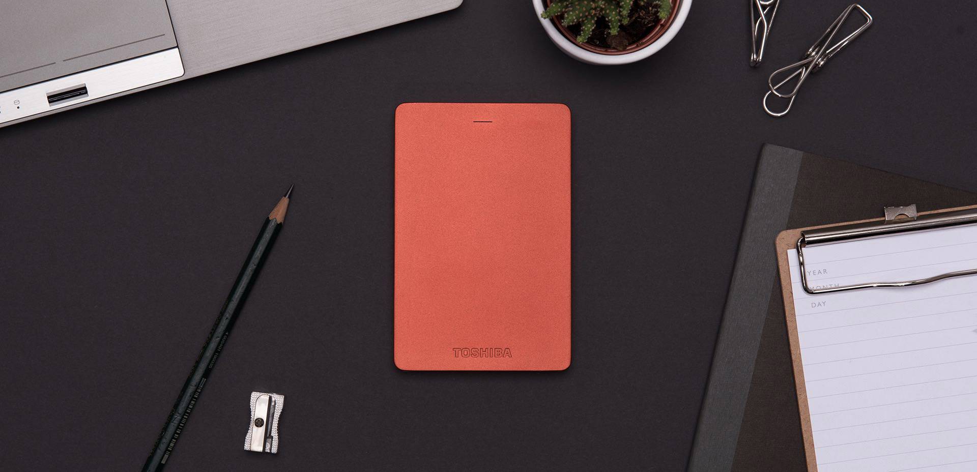 Toshiba Canvio Alu 2 TB Externe Festplatte 6.35 cm (2.5 Zoll) USB 3.2 Gen 1 (USB 3.0) Silber HDTH320ES3AB