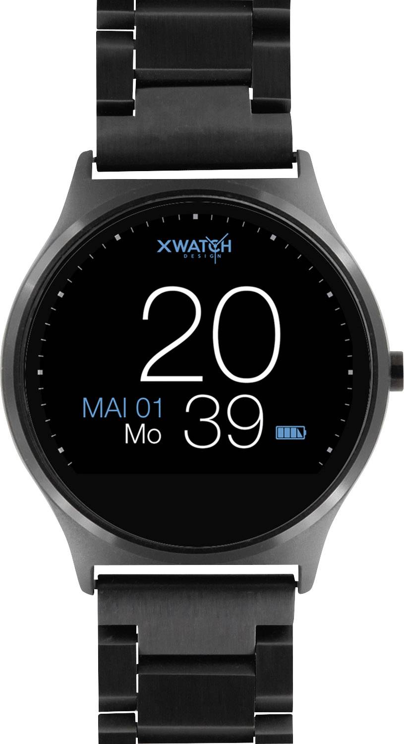 X-WATCH Qin XW Prime II Smartwatch Schwarz