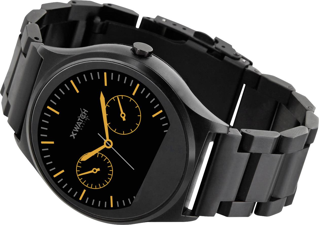 X-WATCH Qin XW Prime II Smartwatch Schwarz