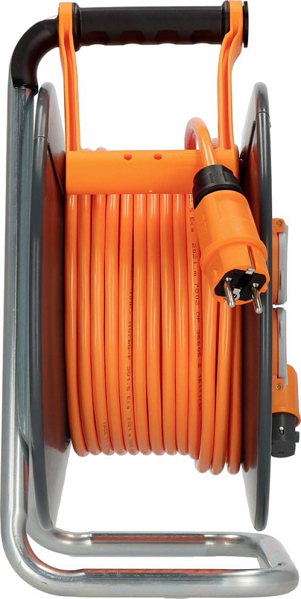 Brennenstuhl professionalLINE 9191330200 Kabeltrommel 33.00m Orange Schutzkontakt-Stecker