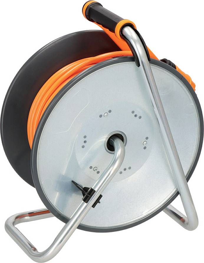Brennenstuhl professionalLINE 9191330200 Kabeltrommel 33.00m Orange Schutzkontakt-Stecker