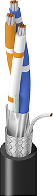 Belden Datenkabel 3 x 0.36mm² Schwarz 3106A 010500 Meterware