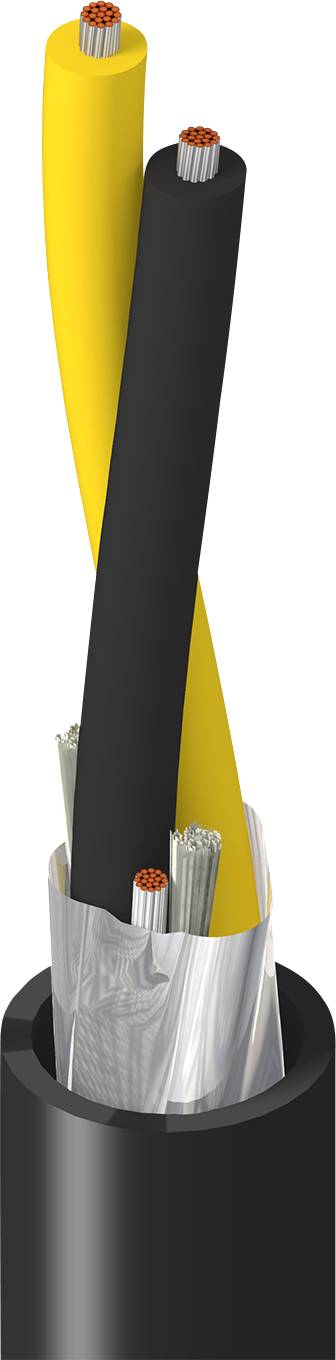 Belden 9182 010U500 Koaxialkabel Außen-Durchmesser: 8.76mm 150Ω Schwarz Meterware