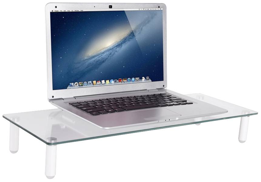 Neomounts NSMONITOR10 Monitor-Erhöhung Höhen-Bereich: 8 cm (max) Transparent