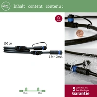 Paulmann 93994 Beleuchtungssystem Plug & Shine Verbindungskabel 150W Schwarz Paulmann 93994 Beleuchtungssystem Plug & Shine Verbindungskabel 150W Schwarz