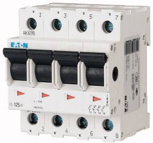 Eaton Hauptschalter 4polig 32A 4 Öffner, 4 Schließer 240 V/AC 276269