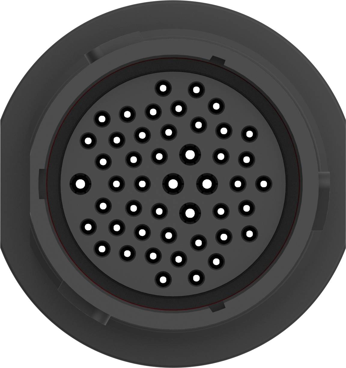 TE Connectivity HDP24-24-47SE-L017 Rundsteckverbinder Stecker Gesamtpolzahl: 31 1St.