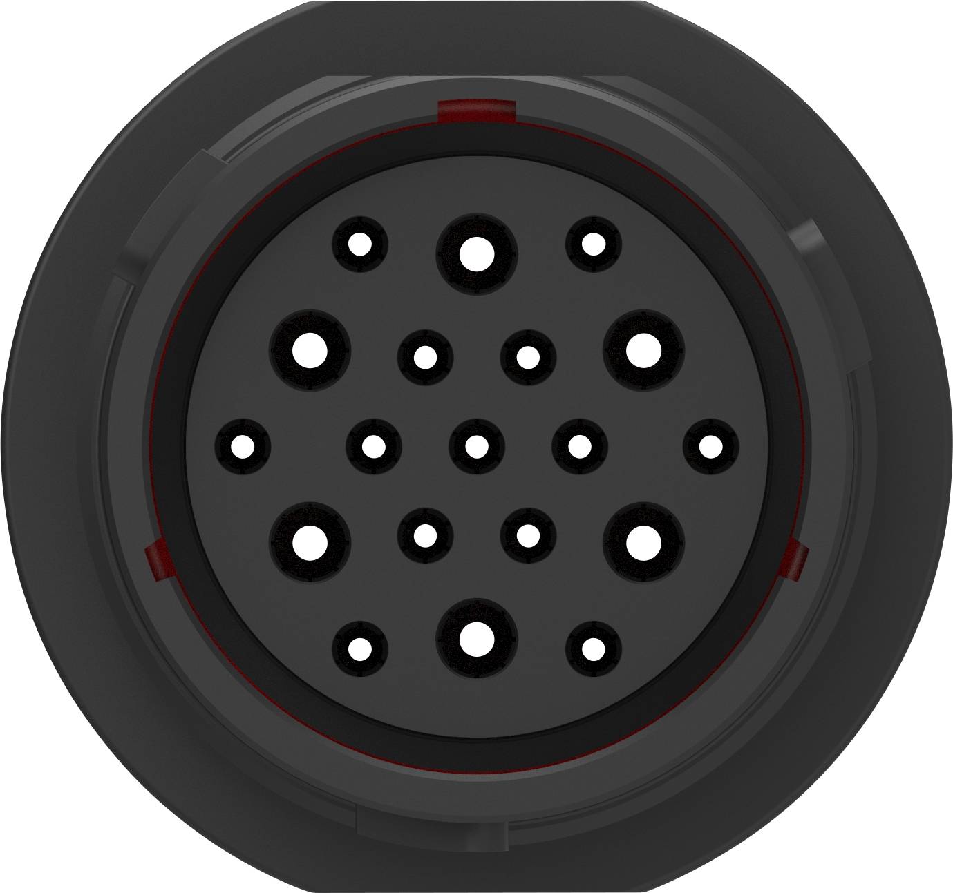 TE Connectivity HDP24-24-19SE-L017 Rundsteckverbinder Stecker Gesamtpolzahl: 19 1St.