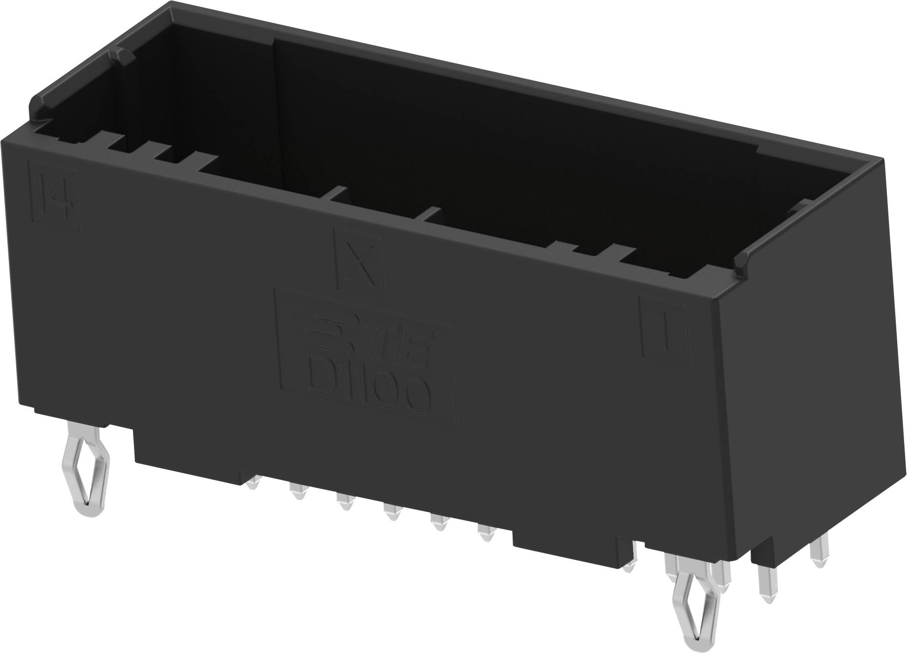 TE Connectivity Stiftgehäuse-Platine DRB Polzahl Gesamt 60 DRB12-60PAE-L018 1St.