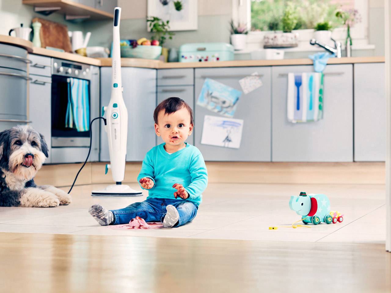 Leifheit CleanTenso Dampfreiniger 11910 Weiß