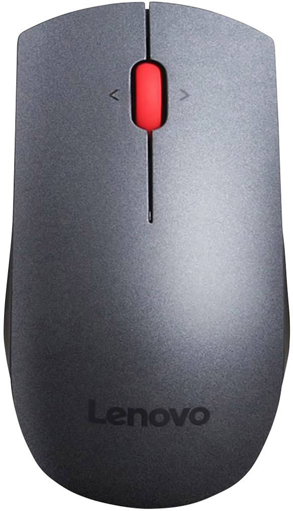 Lenovo Professional Maus Funk Laser Grau, Rot 5 Tasten 1600 dpi