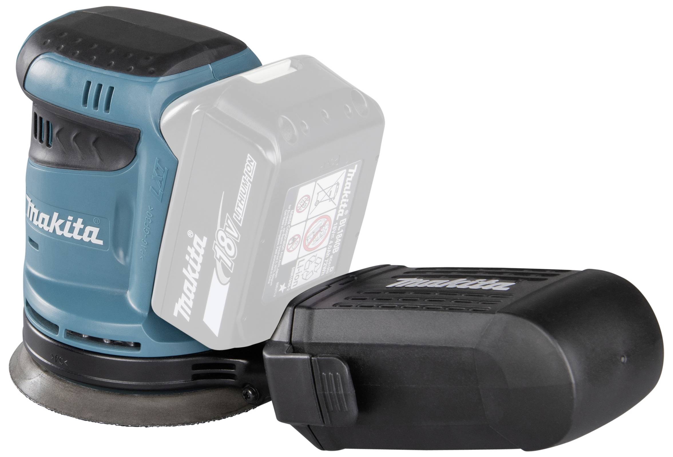 Makita DBO180Z Akku-Exzenterschleifer ohne Akku, ohne Ladegerät 18V Ø 125mm