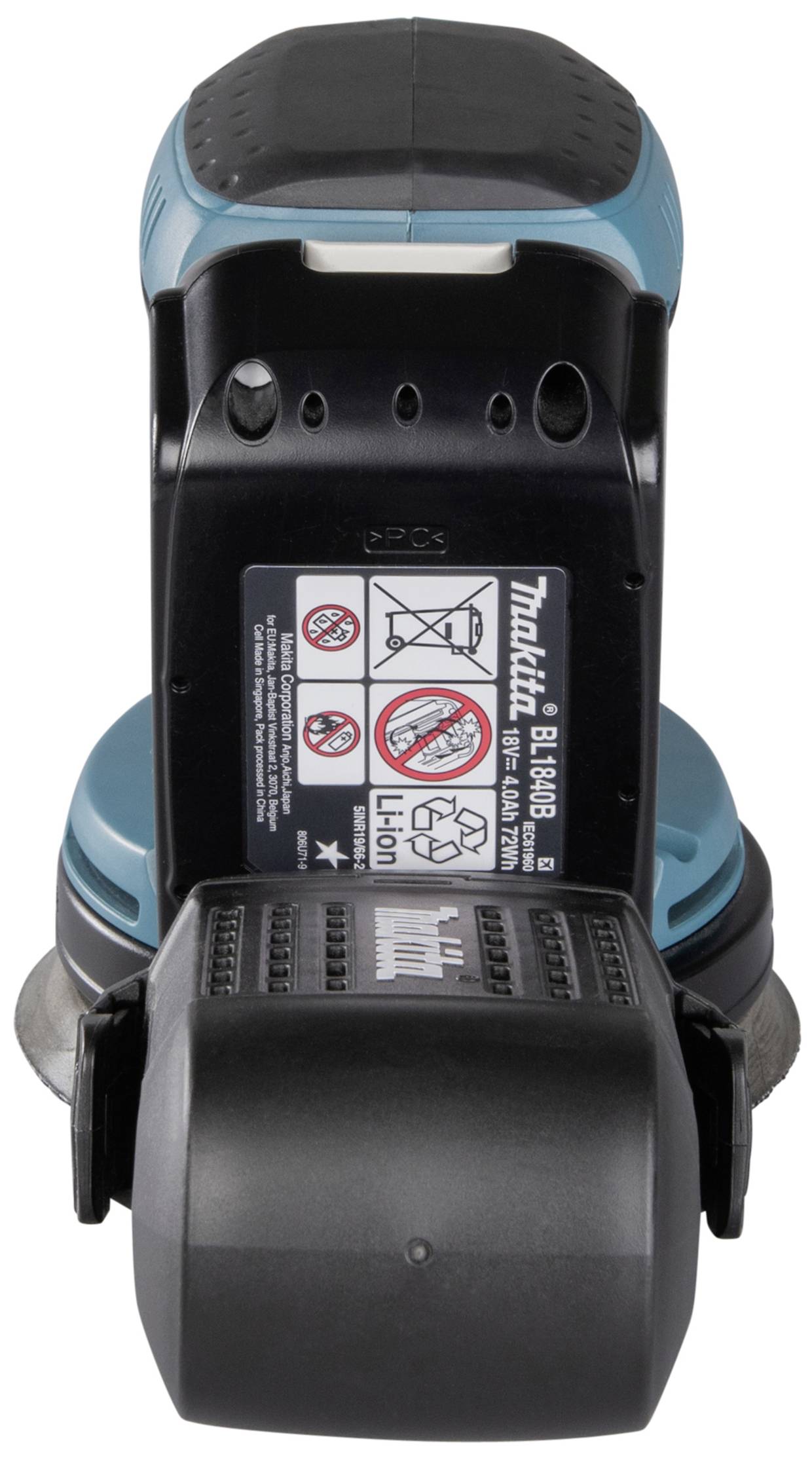 Makita DBO180Z Akku-Exzenterschleifer ohne Akku, ohne Ladegerät 18V Ø 125mm