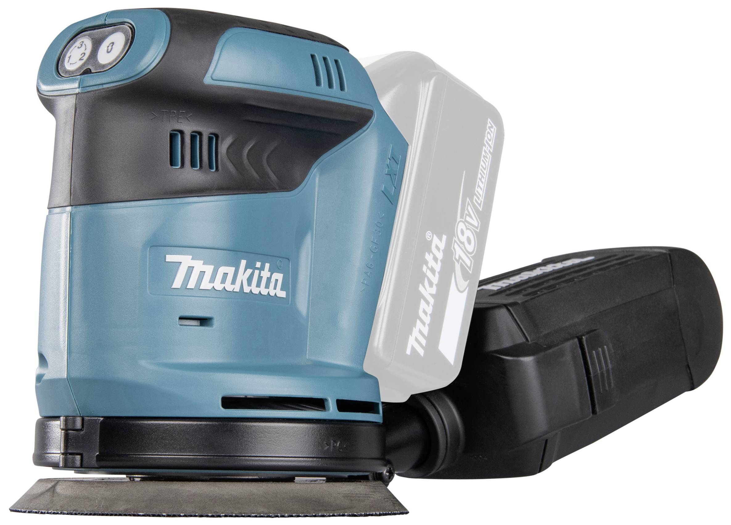Makita DBO180Z Akku-Exzenterschleifer ohne Akku, ohne Ladegerät 18V Ø 125mm