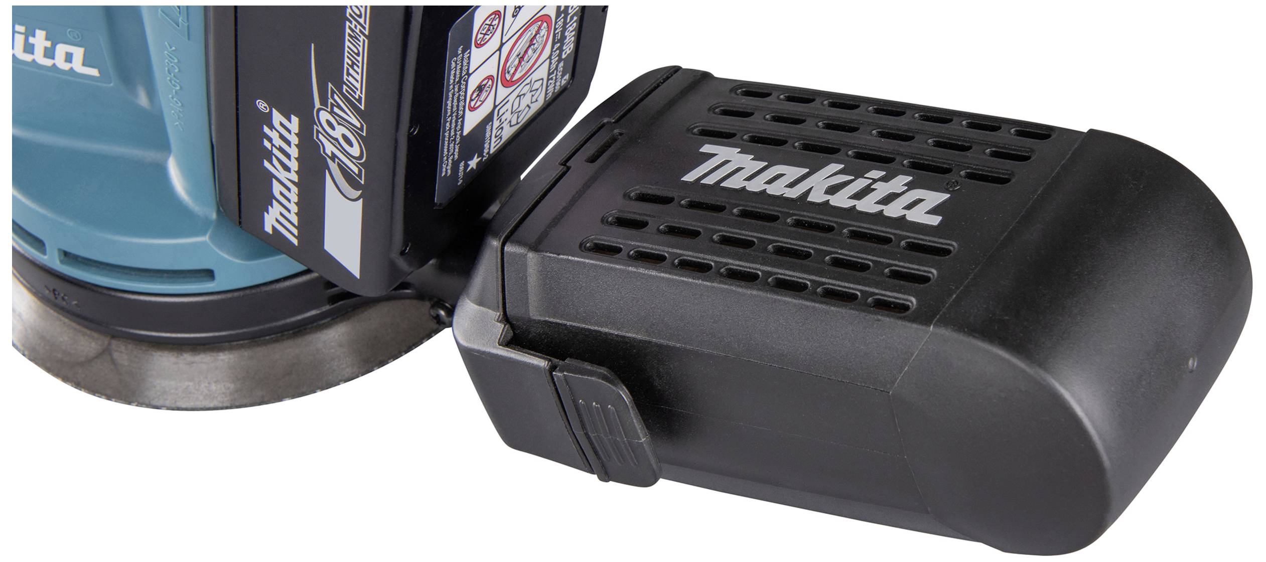 Makita DBO180Z Akku-Exzenterschleifer ohne Akku, ohne Ladegerät 18V Ø 125mm