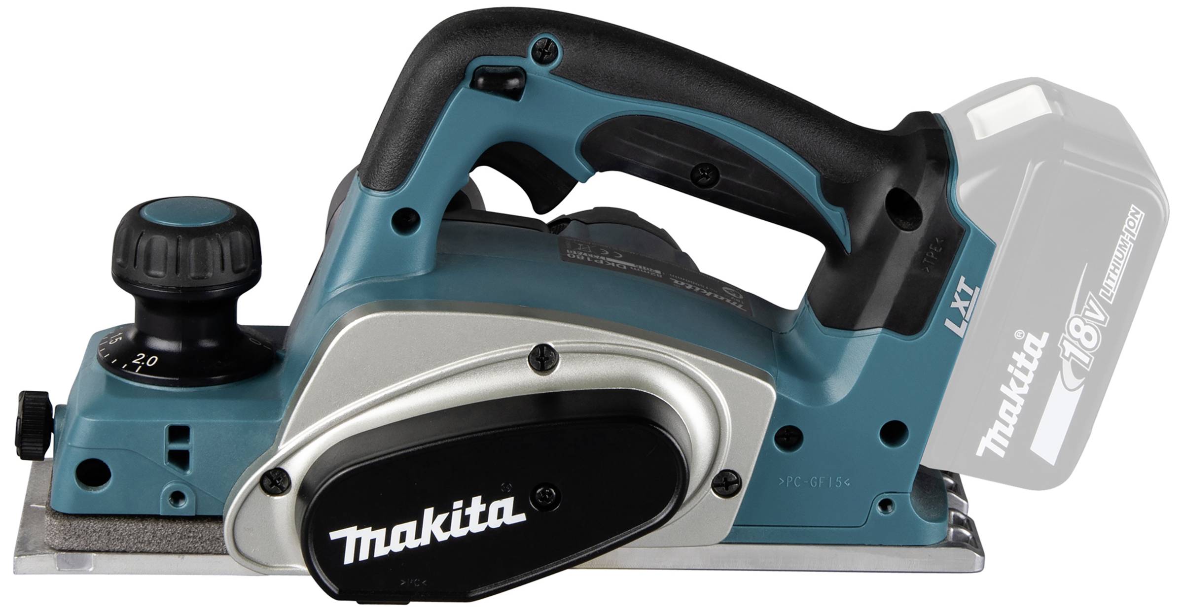 Makita Akku-Hobel ohne Akku Hobel-Breite: 82 mm 18 V