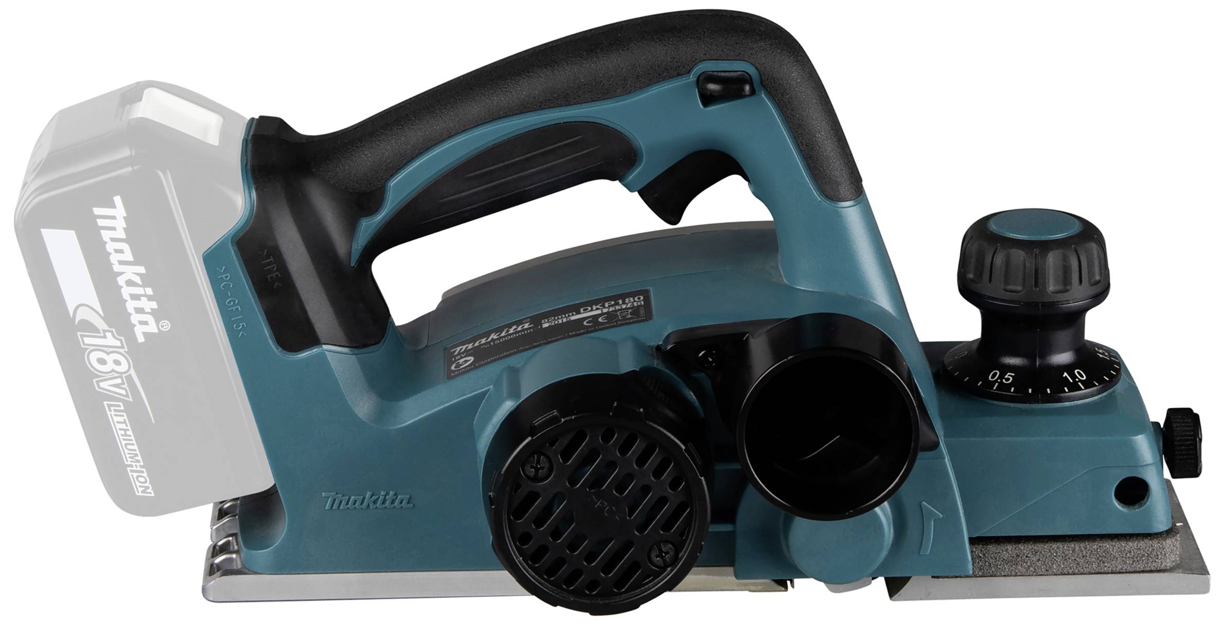 Makita Akku-Hobel ohne Akku Hobel-Breite: 82mm 18V