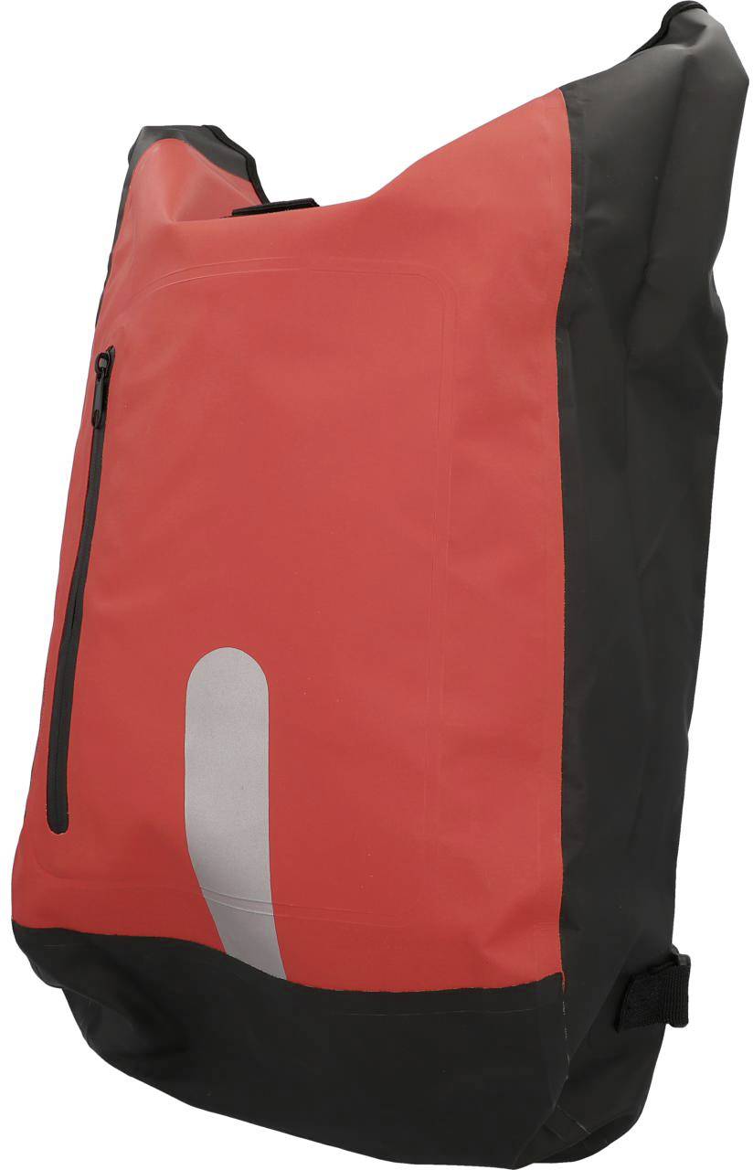 FISCHER FAHRRAD 86282 Gepäckträgertasche Rot, Schwarz