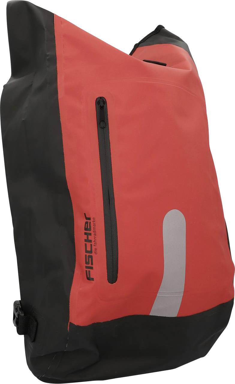 FISCHER FAHRRAD 86282 Gepäckträgertasche Rot, Schwarz