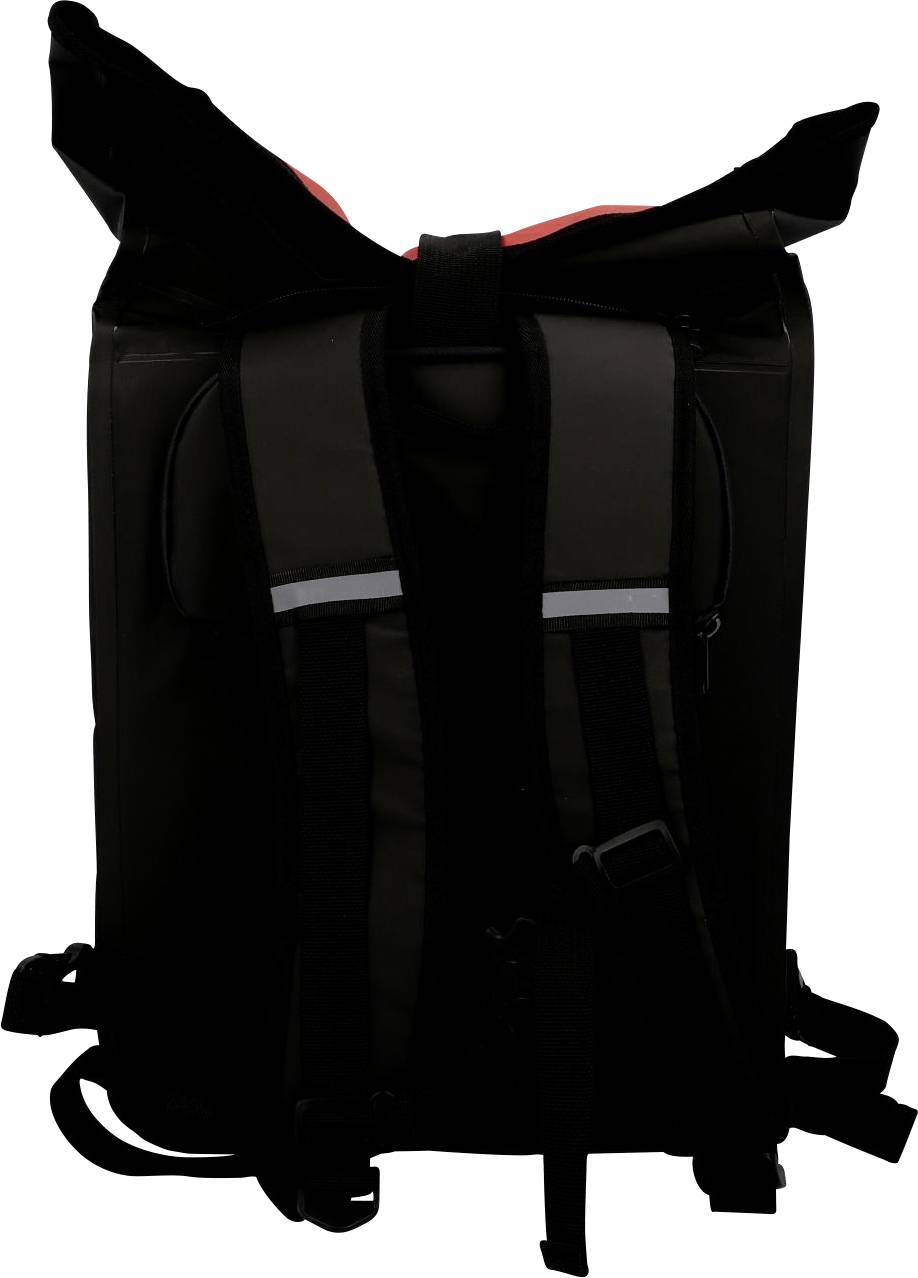 FISCHER FAHRRAD 86282 Gepäckträgertasche Rot, Schwarz