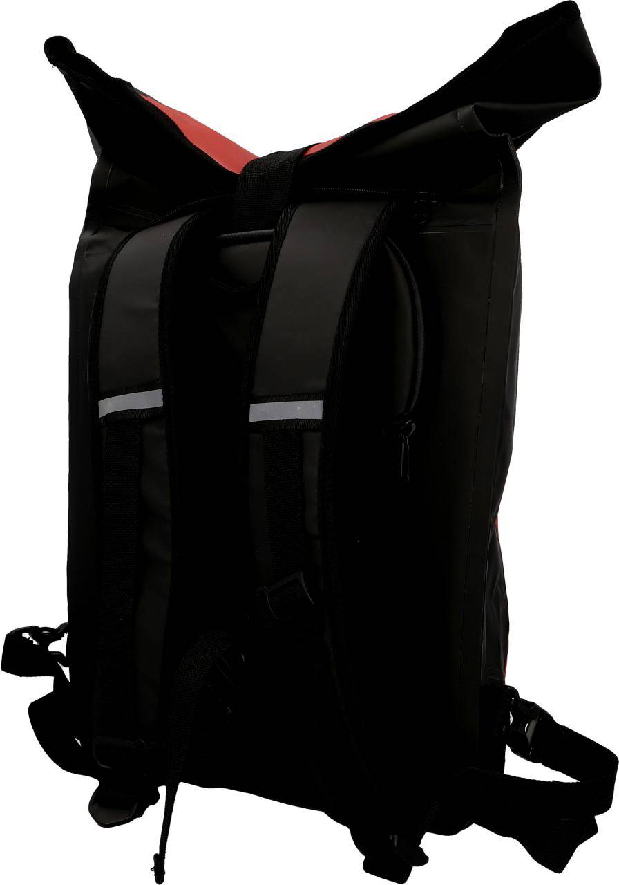 FISCHER FAHRRAD 86282 Gepäckträgertasche Rot, Schwarz