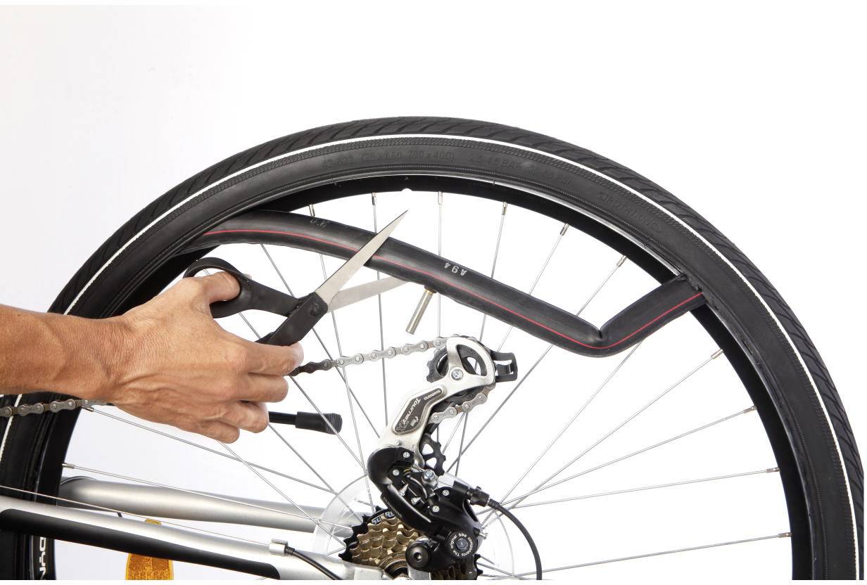 FISCHER FAHRRAD 85101 Fahrradschlauch 26 Zoll Dunlopventil (DV)