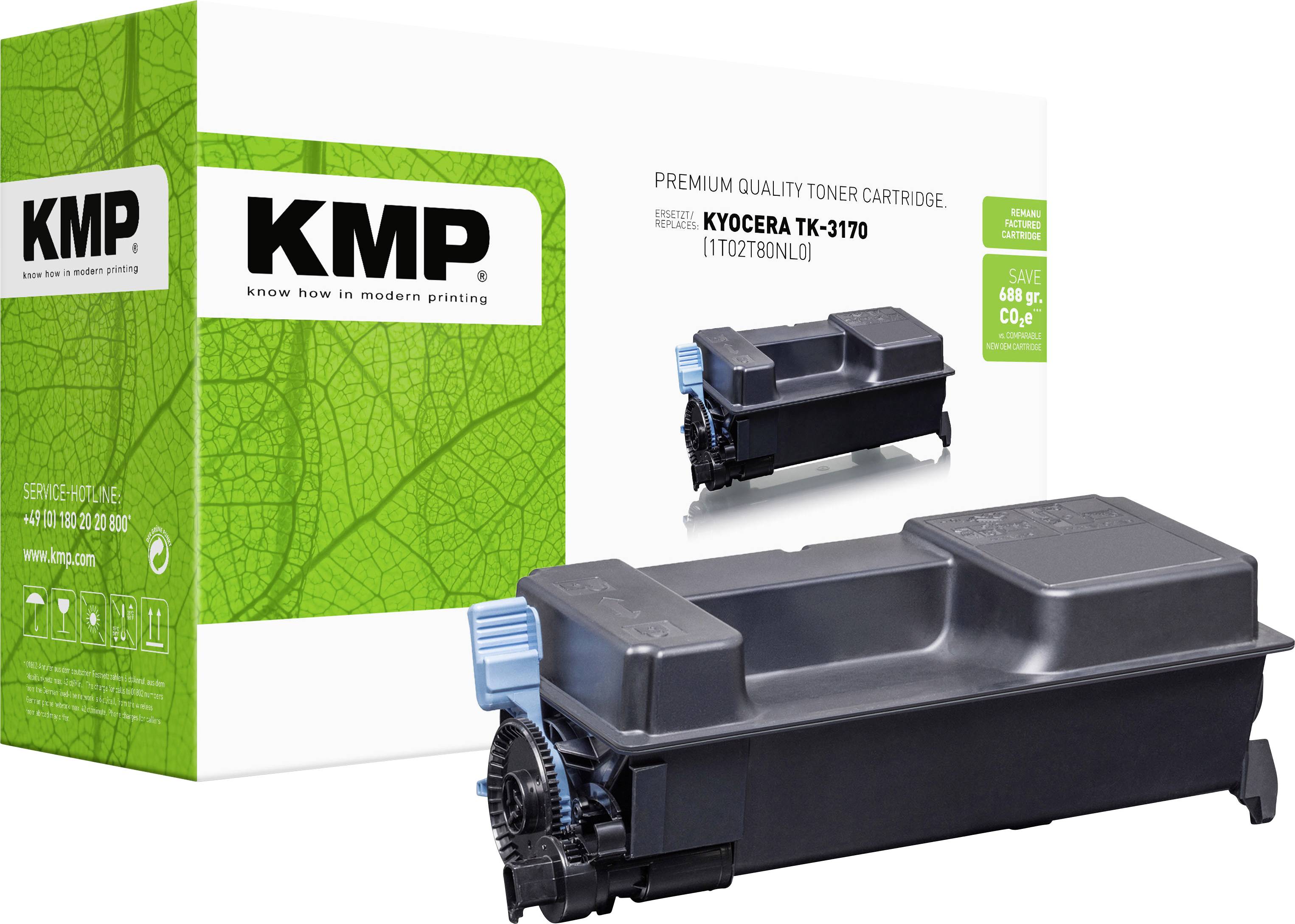 KMP Premium-Qualität Tonerkartusche und Tonerkartusche für Kyocera TK-3170 Drucker