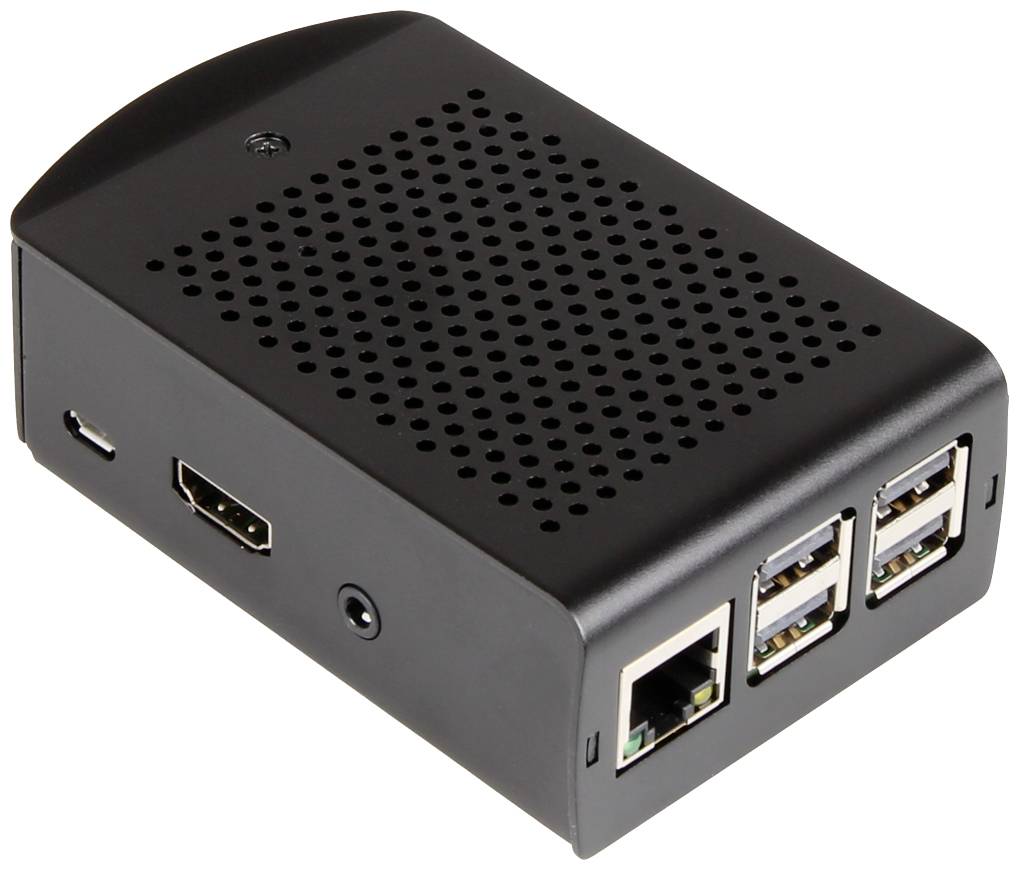 Joy-it rb-alucase+06 SBC-Gehäuse Passend für (Entwicklungskits): Raspberry Pi® mit Befestigungslas